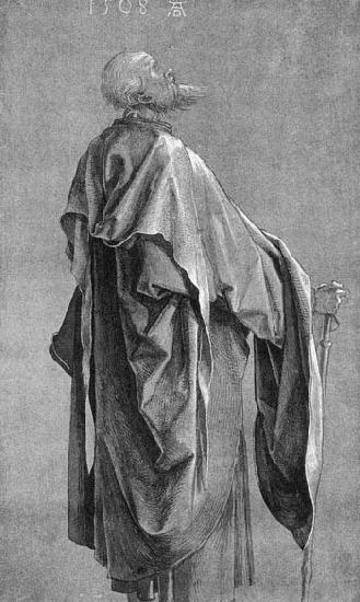 Albrecht Durer Study of Drapery